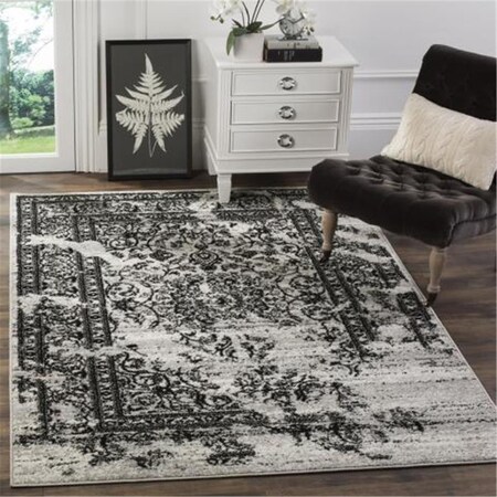 Safavieh 12 x 18 ft. Adirondack Power Loomed Large Rectangle Area Rug Silver & Black ADR101A-1218